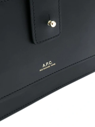 Shop Apc Albane Clutch In Black