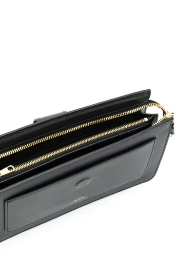 Shop Apc Albane Clutch In Black