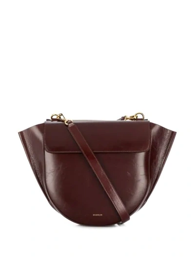 Shop Wandler Medium Hortensia Bag In Brown