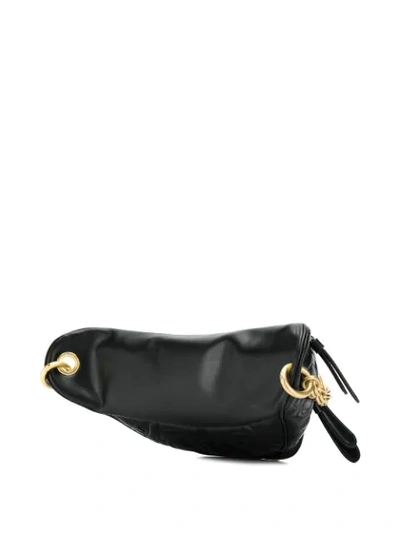 Shop Ferragamo Quilted Belt Bag In Black