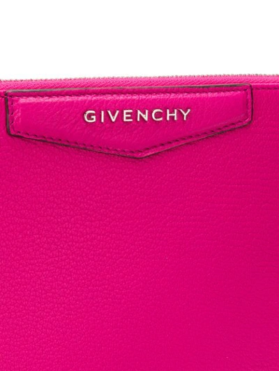 Shop Givenchy Antigona Clutch In Pink