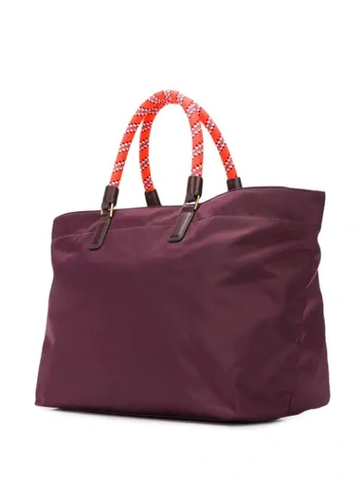 Shop Anya Hindmarch Bungee Handle Tote Bag In Red