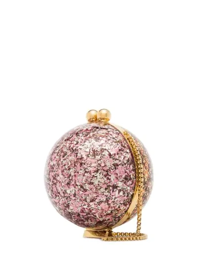 Shop Marzook Sphere Glitter Ball Clutch Bag In Multicolour