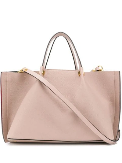 Shop Valentino Garavani Vlogo Escape Tote In Pink