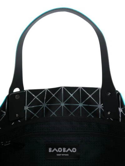 Shop Bao Bao Issey Miyake Prism Bi-texture Tote Bag In Blue