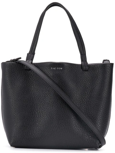 Shop The Row Pebbled Texture Tote In Black