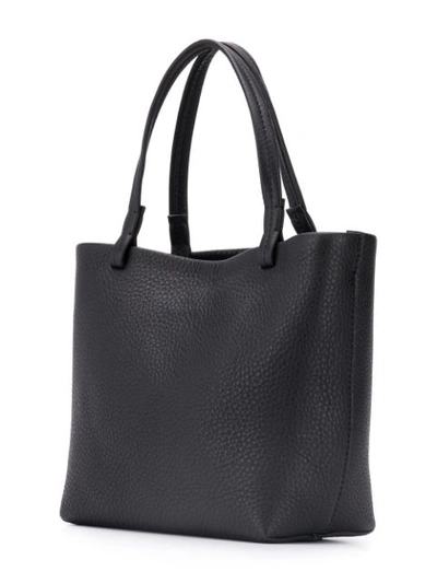 Shop The Row Pebbled Texture Tote In Black