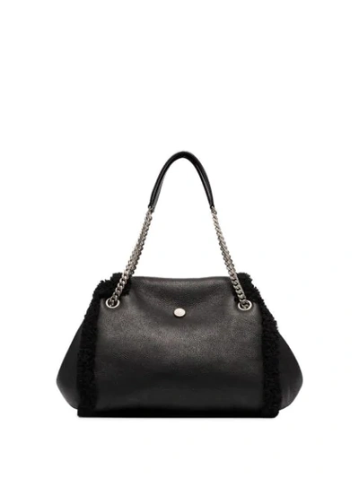 Shop Saint Laurent Small Nolita Shoulder Bag In Black