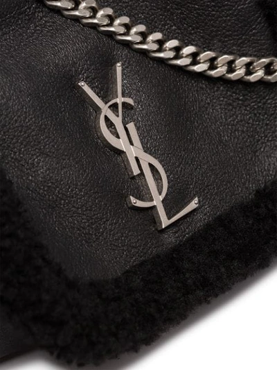 Shop Saint Laurent Small Nolita Shoulder Bag In Black