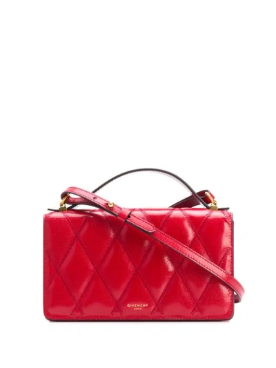 Shop Givenchy Gesteppte Umhängetasche In Red