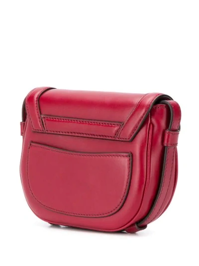 Shop Etro Pegaso Crossbody Bag In Red