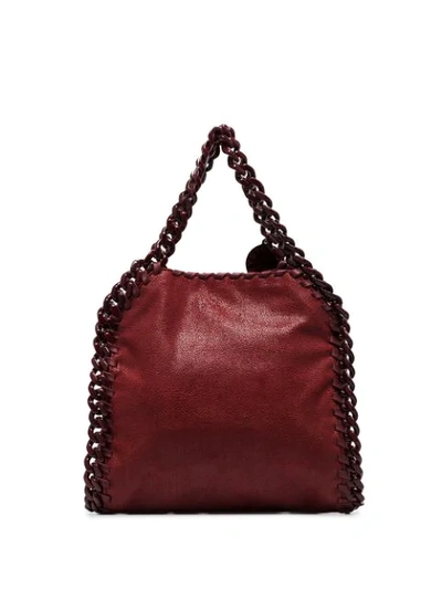 Shop Stella Mccartney Mini Falabella Tote Bag In 6261 Red: