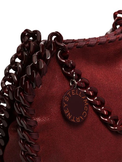 Shop Stella Mccartney Mini Falabella Tote Bag In 6261 Red: