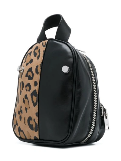 Shop Alexander Wang Mini Leopard Backpack - Brown