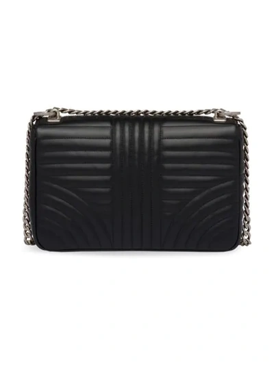 Shop Prada Diagramme Shoulder Bag In Black