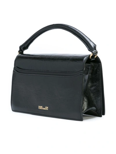 Shop Diane Von Furstenberg Bonne Soirée Shoulder Bag In Black