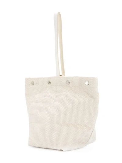 Shop Cabas Small Bucket Tote In White