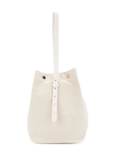 Shop Cabas Small Bucket Tote In White