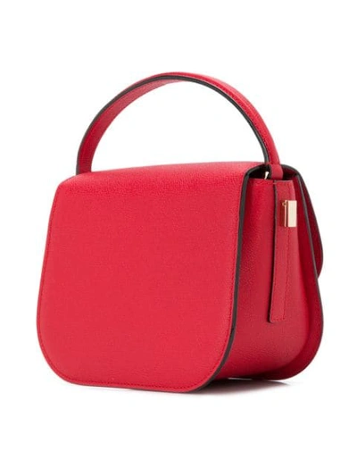 Shop Valextra Iside Tote Bag In 028000r Red