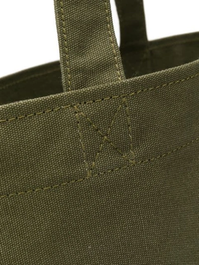 Shop Apc Military Tote Bag In Green