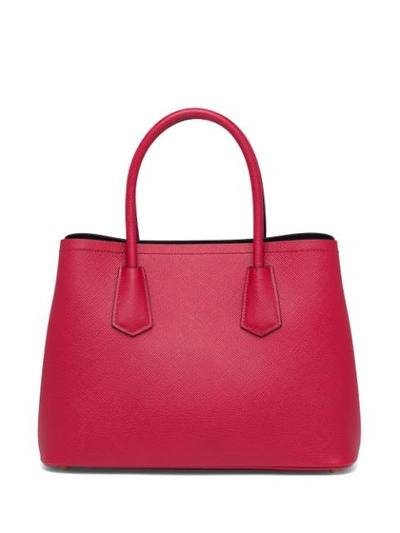 Shop Prada Double Small Bag In Red