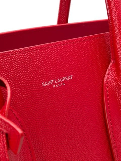 Shop Saint Laurent Classic Sac De Jour Tote In Red