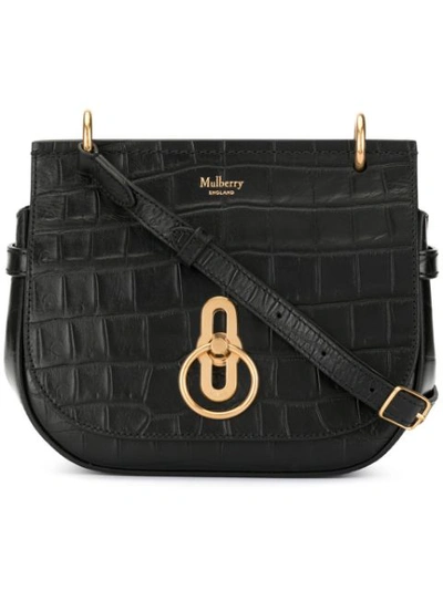 Shop Mulberry Small Amberley Crossbody Bag In Black