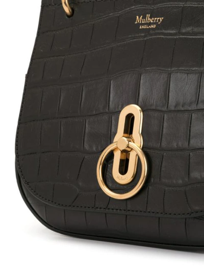 Shop Mulberry Small Amberley Crossbody Bag In Black