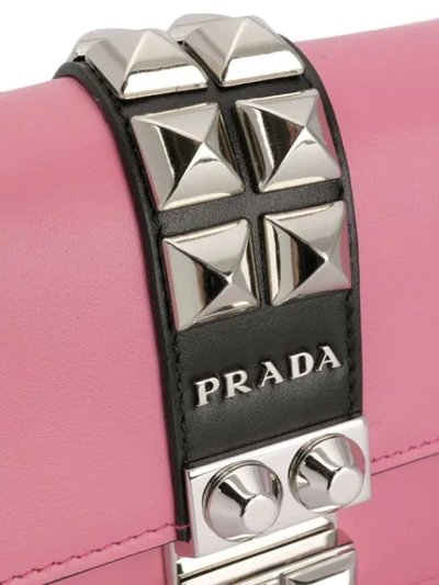 Shop Prada Elektra Cross In Pink