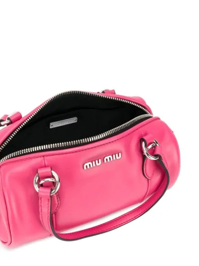 Shop Miu Miu Mini Tote Bag In Pink