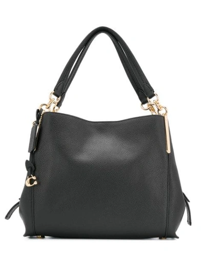 Shop Coach Dalton Handbag In Black