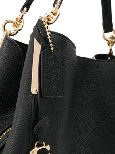 Shop Coach Dalton Handbag In Black