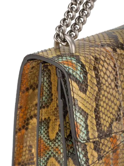 Shop Gucci Brown Dionysus Medium Python Shoulder Bag