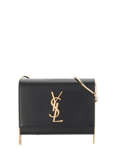 Shop Saint Laurent Kate Box Crossbody Bag In Black