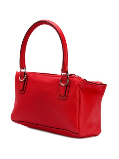 Shop Givenchy Small Pandora Tote In Red