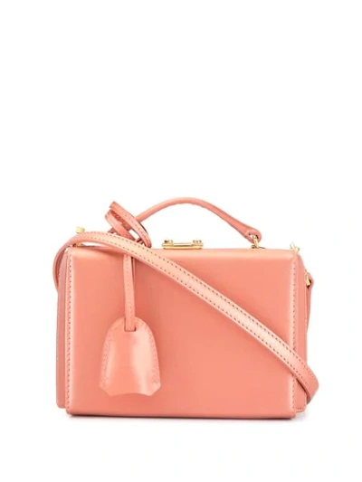 Shop Mark Cross Mini Grace Box Bag In Pink