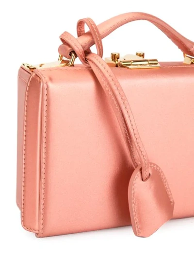 Shop Mark Cross Mini Grace Box Bag In Pink