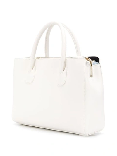 Shop Tommy Hilfiger Tommy Work Tote Bag In White