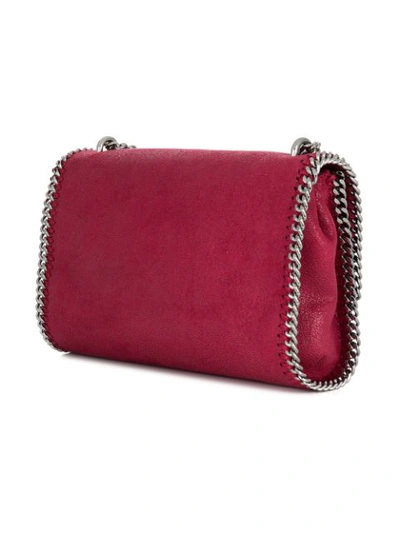 Shop Stella Mccartney Hardware Embellished Shoulder Bag - Red