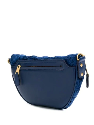 Shop Balenciaga Souvenir Xxs Shoulder Bag In Blue