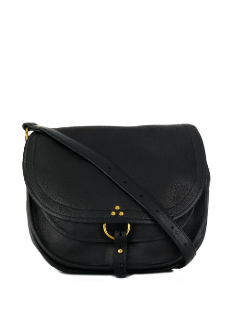 black flap crossbody bag