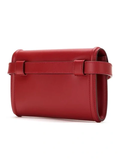 Shop Dolce & Gabbana Sacred Heart Belt Bag In Red