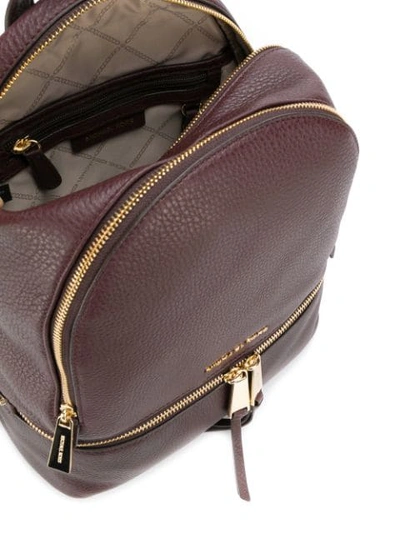 Shop Michael Michael Kors Rhea Backpack In Brown