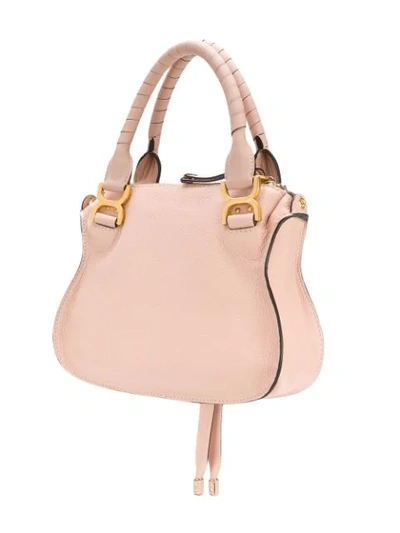 Shop Chloé Marcie Tote Bag In Pink