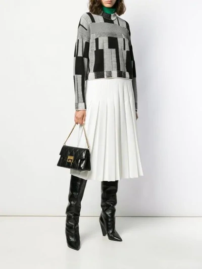 Shop Givenchy Quilted Shoulder Bag In Black