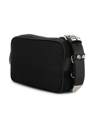 Shop Prada Logo Camera Bag In Black