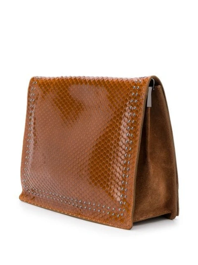 Shop Marc Ellis Kaia Shoulder Bag In Brown