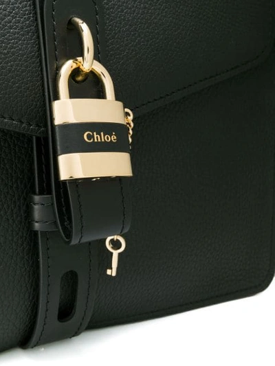 Shop Chloé Large Aby Day Shoulder Bag In Black