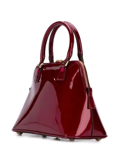 Shop Maison Margiela 5ac Mini Shoulder Bag In Red