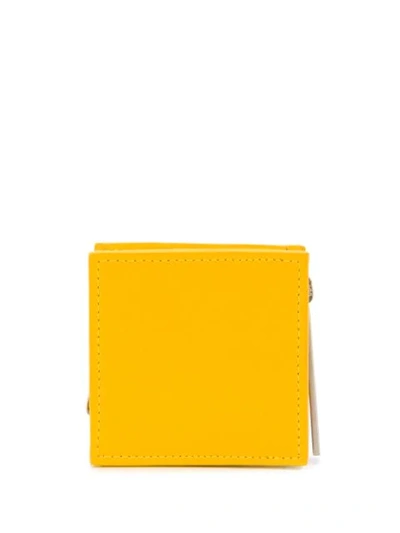 Shop A-cold-wall* Mini Logo Shoulder Bag In Yellow
